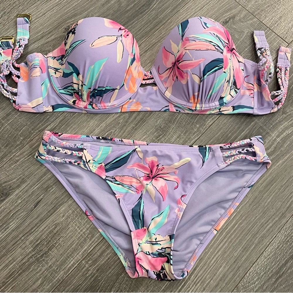 Lavender purple bikini